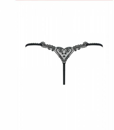 Трусики Obsessive Chiccanta thong black L/XL || 