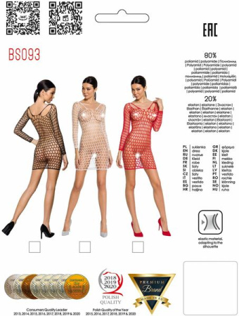 Бодистокинг Passion BS093 black || 