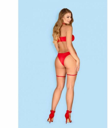 Комплект новогодний Obsessive Kissmas set Red® S/M || 