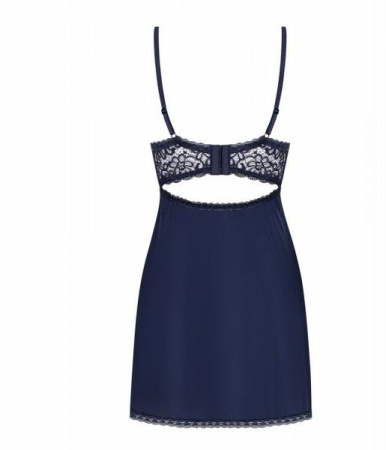 Cорочка Obsessive Drimera babydoll & thong blue XXL || 