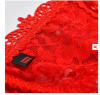 Набор маска+наручники+стринги Obsessive Hetea 3 pcs set red S/M || 