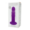 Дилдо с вибрацией Adrien Lastic Hitsens 3 Purple, отлично для страпона, диаметр 4см, длина 18,2см || 