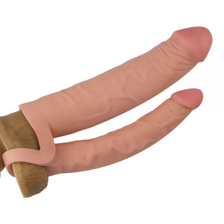 Насадка двойная Add 2" Double Penis Sleeve || 