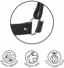 Чокер Bijoux Indiscrets MAZE - Wide Chocker Black || 