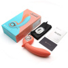 Анальный вибратор KisToy Klein Orange с надувающимся кончиком, unisex, диаметр 35-50мм || 