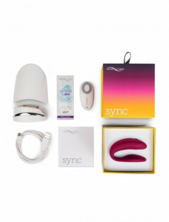 Инновационный Смарт вибратор для пар We Vibe Sync NEW Fuchsia || 