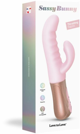 Двойной пульсатор кролик Love To Love SASSY BUNNY - BABY PINK || 