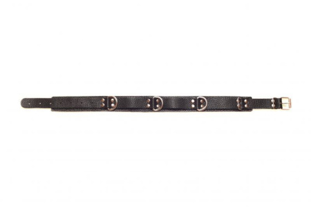 Ошейник Slave leather collar, Black || 