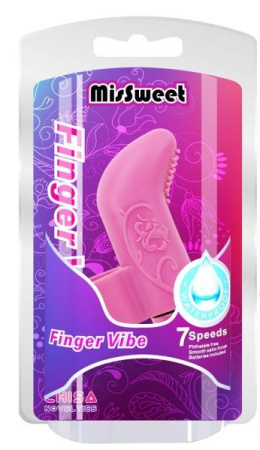 Вибромассажер на палец MisSweet Finger Vibe, Pink || 