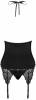 Корсет Obsessive 828-COR-1 corset & thong S/M || 