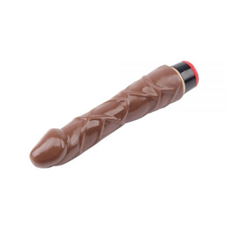Вибромассажер 9” Vibe Cock, Brown || 