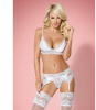 Комплект Obsessive 810-SEG-2 3 pcs set white S/M || 