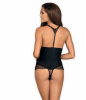 Боди Obsessive Chiccanta crotchless teddy black L/XL || 