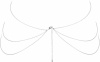 Цепочка для тела Bijoux Indiscrets Magnifique 8 Body Chain - Silver, украшение для тела || 