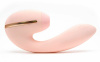 Вакуумный вибратор Kistoy Tina Mini Light Pink, вагинально-клиторальный || 