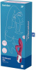 Вибратор кролик с тройным отростком Satisfyer Embrace me Berry, 2 мотора, диаметр 3,6 см || 