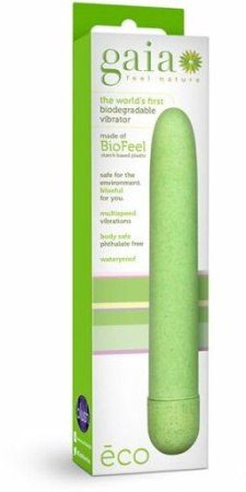 Вибромассажер GAIA ECO GREEN || 