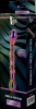 DT21833 Стеклянный фаллоимитатор Dream Toys GLAMOUR GLASS RIBBED G-SPOT DILDO || 