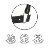 Портупея Bijoux Indiscrets MAZE - X Harness Black, экокожа || 