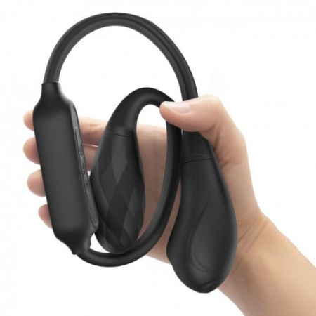 Вибратор на гибкой сцепке со стимуляцией пальчиком Dorcel DUAL EXPLORER || 