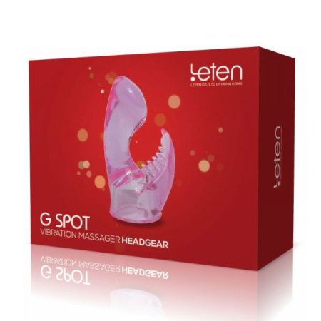 Насадка для вибромассажера Leten G SPOT HEADGEAR - 4 (42 x 100 мм) || 
