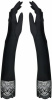 Перчатки черные до локтя Obsessive MIAMOR Gloves || 