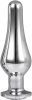 DT21825 Анальная пробка конической формы Dream Toys GLEAMING LOVE SILVER PLEASURE PLUG L || 