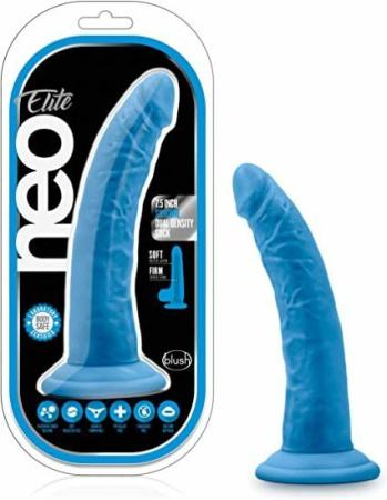 T331183 Фаллоимитатор с двойной плотностью NEO ELITE 7.5INCH DUAL DENSITY COCK NEON || 