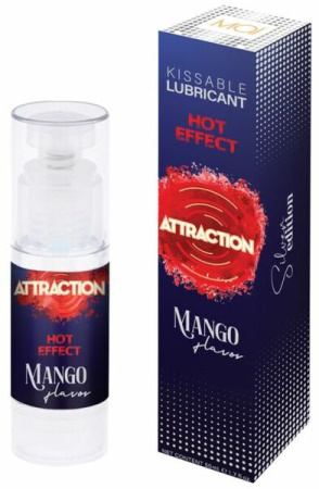 Смазка на водной основе MAI ATTRACTION HEAT MANGO (50 мл) || 
