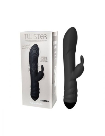 Вибратор кролик со спиральным 3D-массажем Adrien Lastic Twister || 