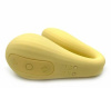 Вакуумный вагинально-клиторальный стимулятор Magic Motion Bobi Yellow, управление со смартфона || 