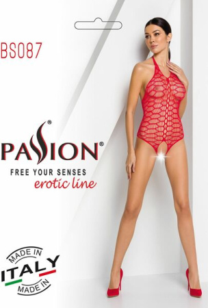 Бодистокинг Passion BS087 red || 