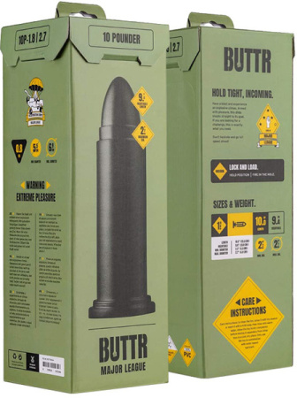 Большой анальный плаг для фистинга BUTTR Pounder Dildo || 