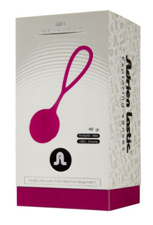 Вагинальные шарики Adrien Lastic Geisha Lastic Balls Mía Magenta (L), диаметр 4см, вес 42гр || 