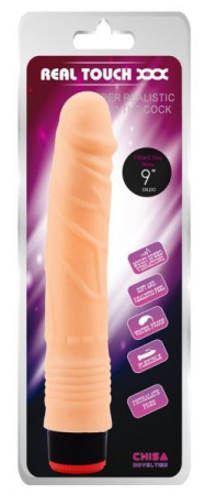 Вибромассажер 9” Vibe Cock, Flesh || 