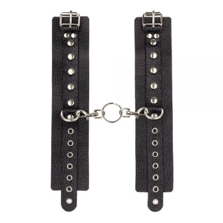 Наручники Leather Double Fix Hand Cuffs, Black || 