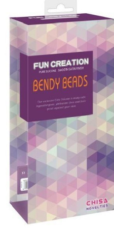 Анальная цепочка BENDY BEADS, Pink || 