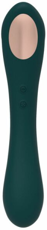 Вибратор и вакуумный клиторальный стимулятор 2-в-1 Alive Quiver Teal обновленная модель || 
