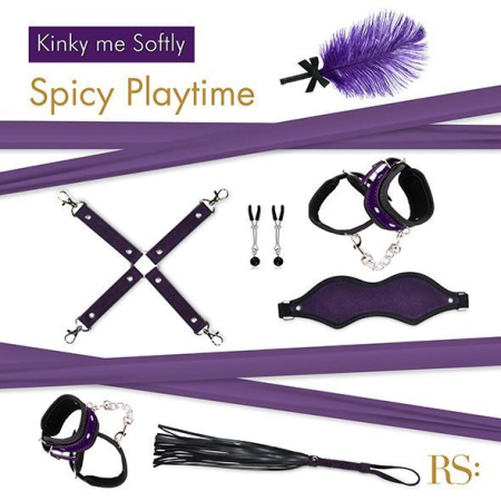 Подарочный набор для BDSM RIANNE S - Kinky Me Softly Purple: 8 предметов для удовольствия || 