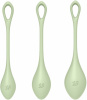 Набор йони бусин Satisfyer Yoni Power 2 Light Green, диаметр 2-2,5-3см, вес 22-44-73гр || 