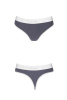 Спортивные трусики-стринги Passion PS007 PANTIES dark grey, size S || 