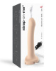 Кончающий фаллоимитатор Strap-On-Me Dildo Cum Flesh, диаметр 3,6см, силикон, насадка для страпона || 