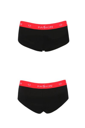 Трусики-шортики Passion PS003 PANTIES black, size L || 