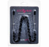 Зажимы на соски Nipple play пинцет Chain Heavy Metall black || 