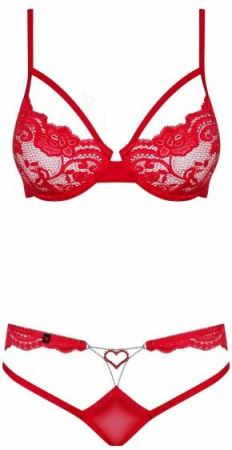 Комплект Obsessive 829-SET-3 SET S/M красный || 