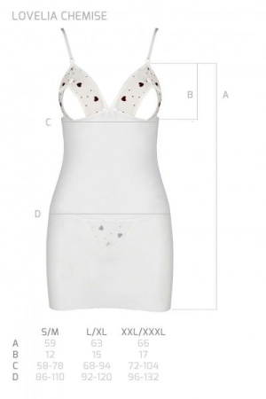 LOVELIA CHEMISE white XXL/XXXL - Passion || 