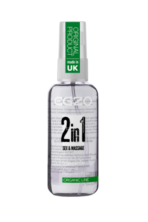 Вагинальный силиконовый органический лубрикант WOW 2in1, 50 ml