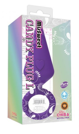 Анальный плаг Candy Plug L, Purple || 