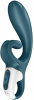 Смарт вибратор кролик Satisfyer Hug Me Bluegrey, 2 мотора, диаметр 4,2см, широкая клиторальная часть || 