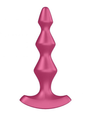 Анальный стимулятор-бусины с двумя моторами Satisfyer Lolli-Plug 1 (Berry) || 